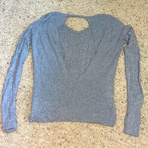 BLOCH ballet open back sweater